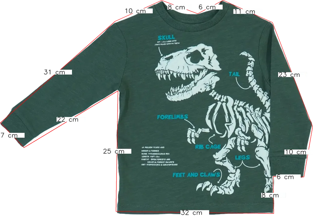 Zöld Next Hosszú ujjú felső EU 98 / UK 3 év / US 3T