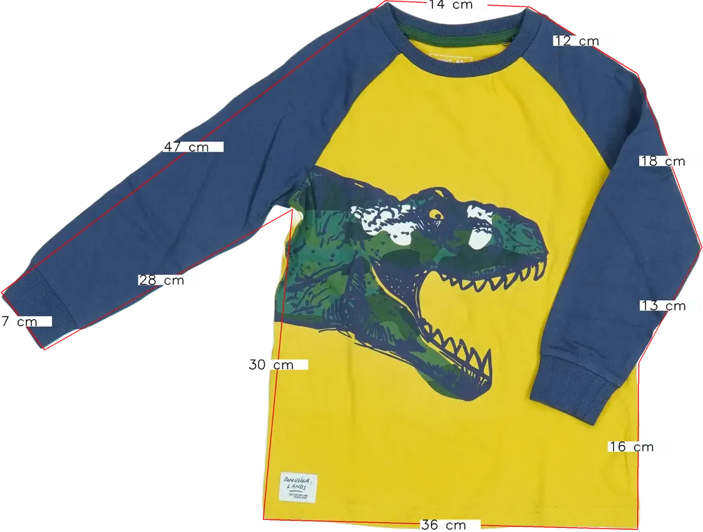 Sárga Next Hosszú ujjú felső EU 110 / UK 5 év / US 5 év/XS