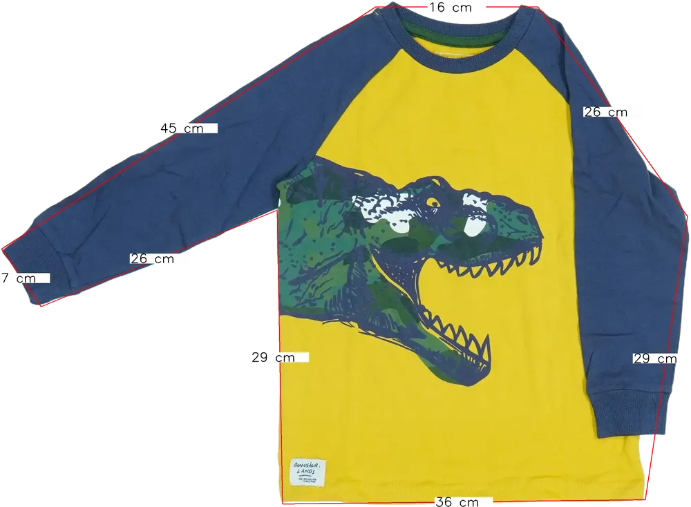 Sárga Next Hosszú ujjú felső EU 110 / UK 5 év / US 5 év/XS