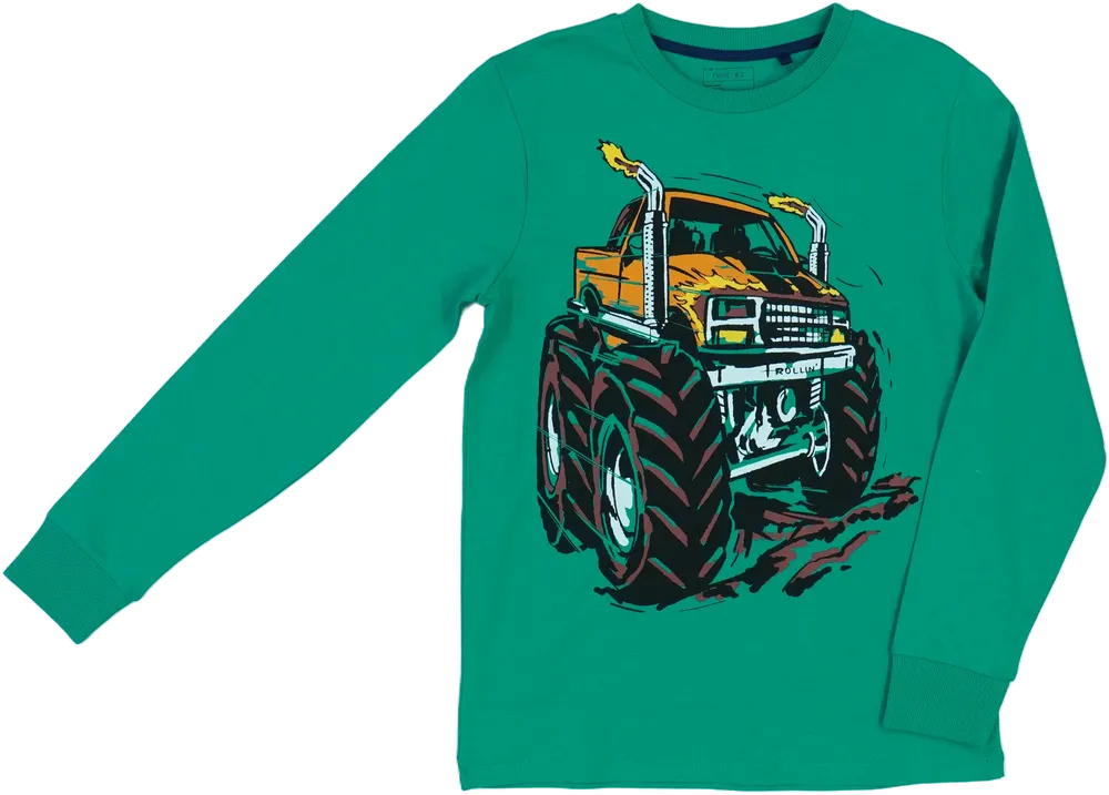 Zöld Next Hosszú ujjú felső EU 146 / UK 11 év / US 12 év/L