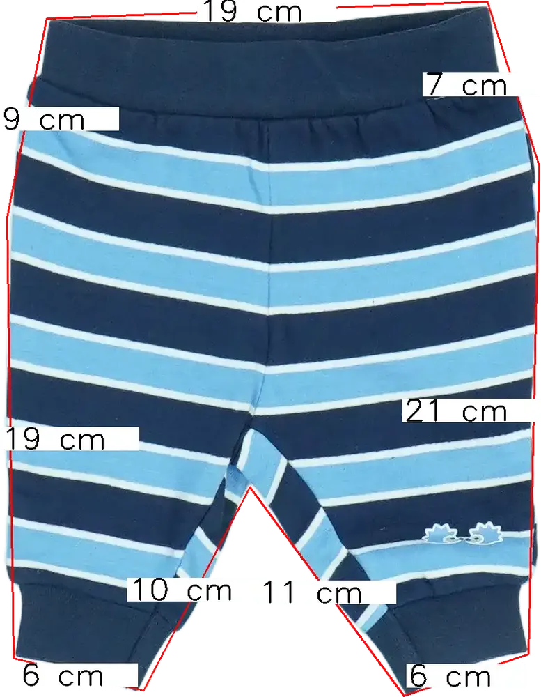 Blue Twins by Julius Hüpeden Baby pants EU 50 / UK Newborn / US Newborn