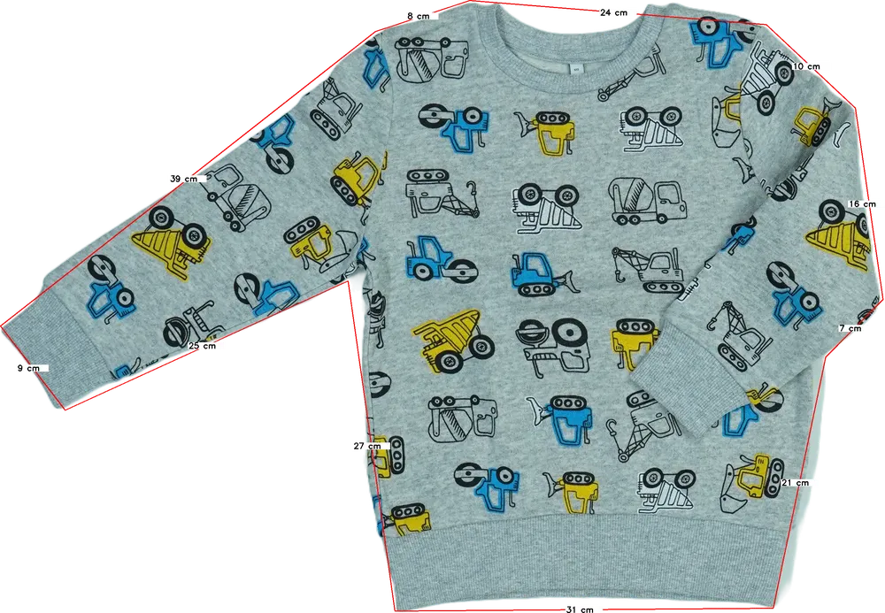 Szürke C&amp;A Pulóver EU 122 / UK 7 év / US 7 év/M