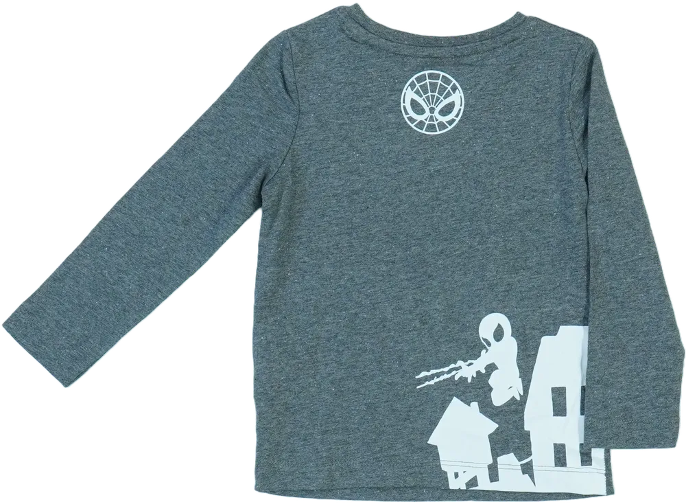 Szürke Marvel Hosszú ujjú felső EU 92 / UK 2 év / US 2T