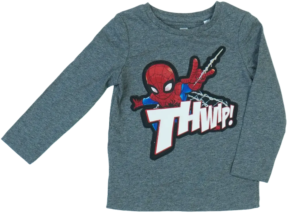 Szürke Marvel Hosszú ujjú felső EU 92 / UK 2 év / US 2T