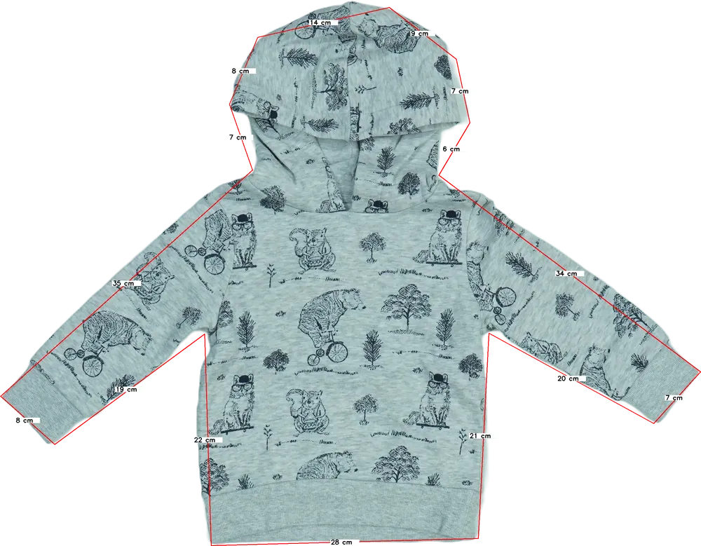 Szürke C&amp;A Kapucnis pulóver EU 92 / UK 2 év / US 2T