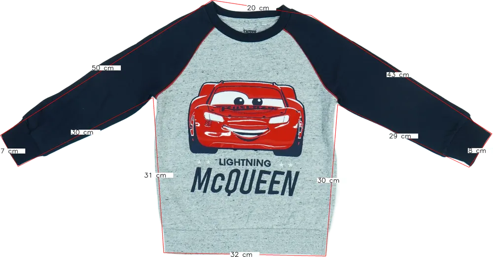 Többszínű Disney Pulóver EU 122 / UK 7 év / US 7 év/M