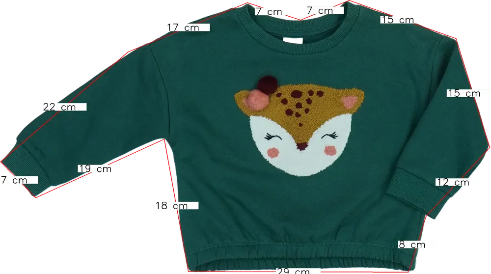 Zöld C&amp;A Pulóver EU 92 / UK 2 év / US 2T