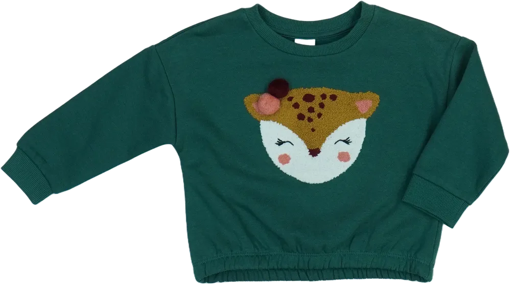 Zöld C&amp;A Pulóver EU 92 / UK 2 év / US 2T