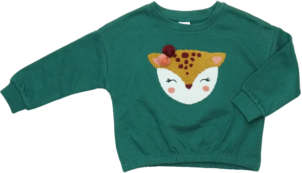 Zöld C&amp;A Pulóver EU 98 / UK 3 év / US 3T