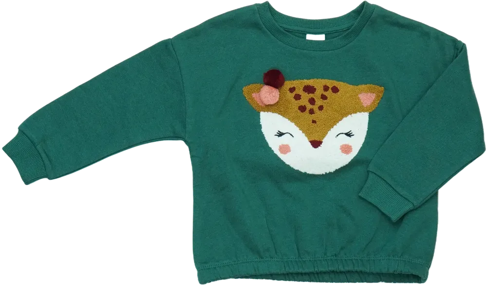 Zöld C&amp;A Pulóver EU 104 / UK 4 év / US 4T/XS