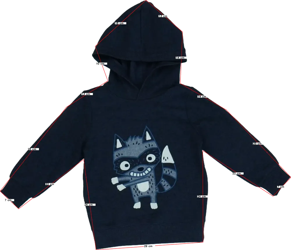 Kék C&amp;A Kapucnis pulóver EU 104 / UK 4 év / US 4T/XS