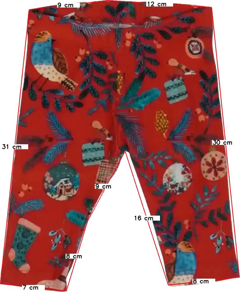 Piros Next Leggings EU 68 / UK 3-6 hónap / US 3-6 hónap