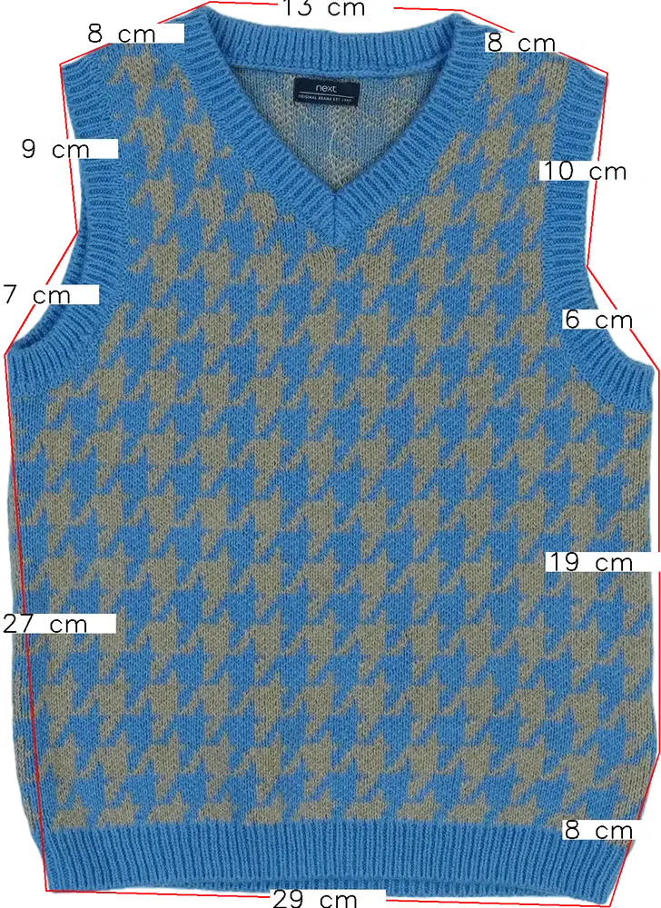 Kék Next Mellény EU 104 / UK 4 év / US 4T/XS