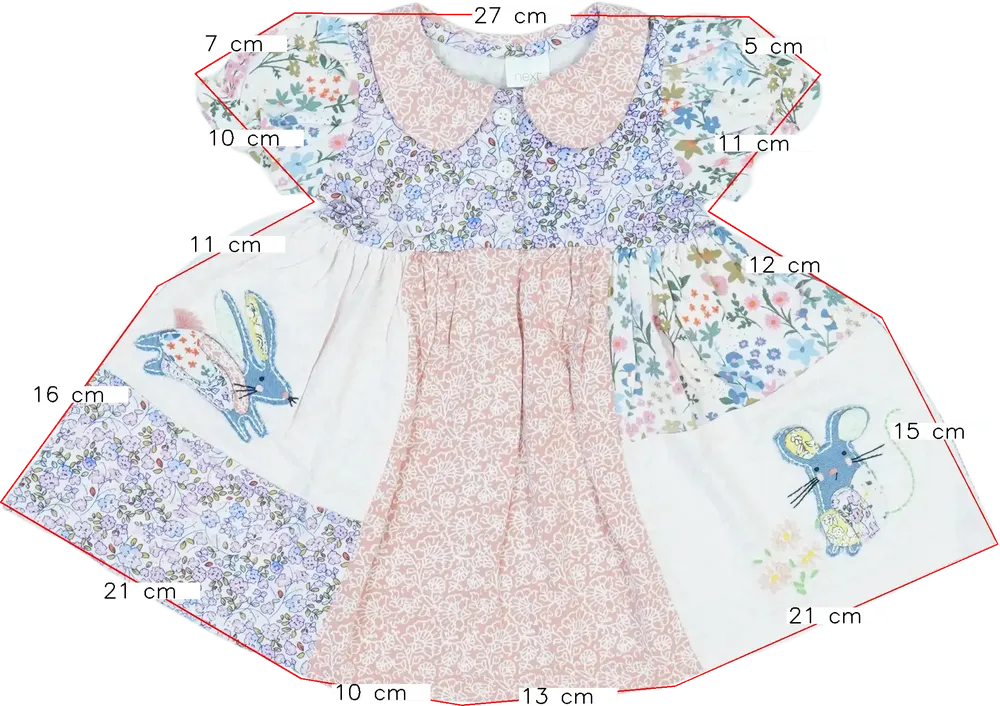 Többszínű Next Ruha EU 74 / UK 6-9 hónap / US 6-9 hónap