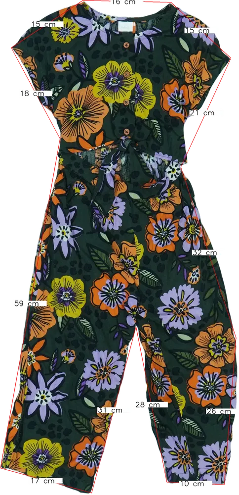 Green Next Playsuit / Jumpsuit EU 104 / UK 4 years / US 4T/XS