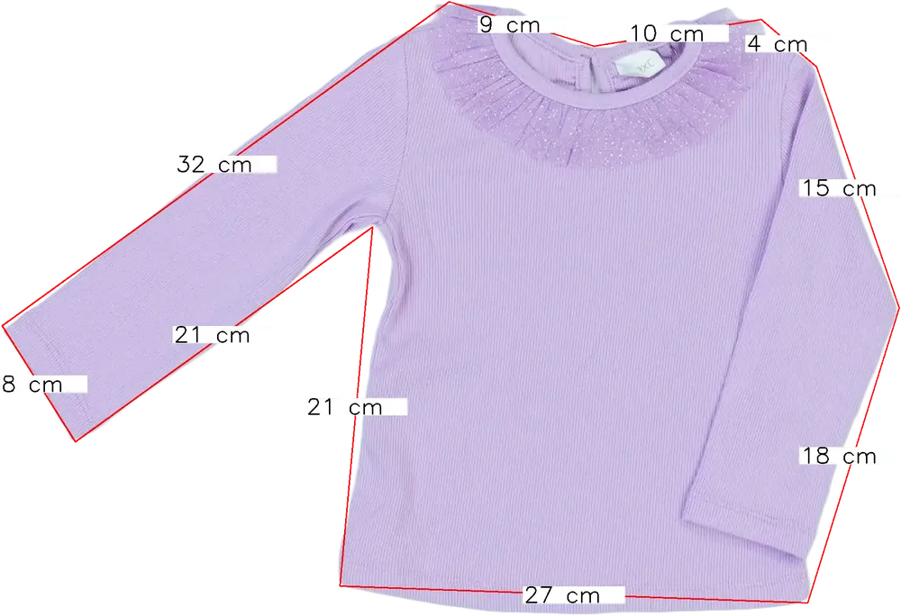 Lila Next Hosszú ujjú felső EU 86 / UK 12-18 hónap / US 18 hónap