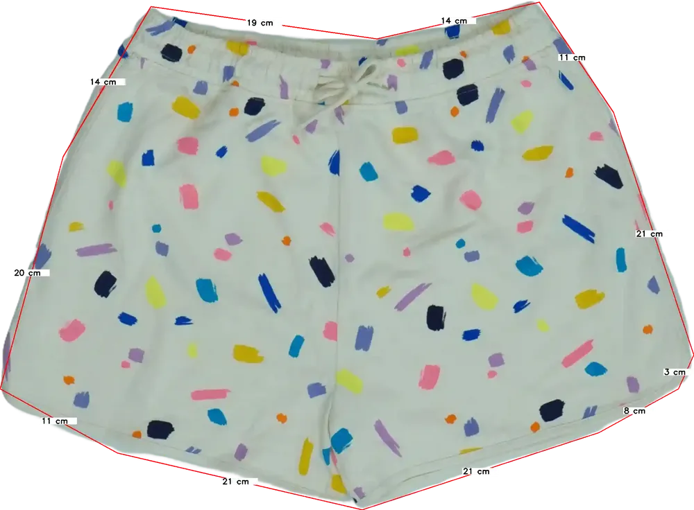 Fehér Next Rövidnadrág EU 164 / UK 14 év / US 14 év/XL