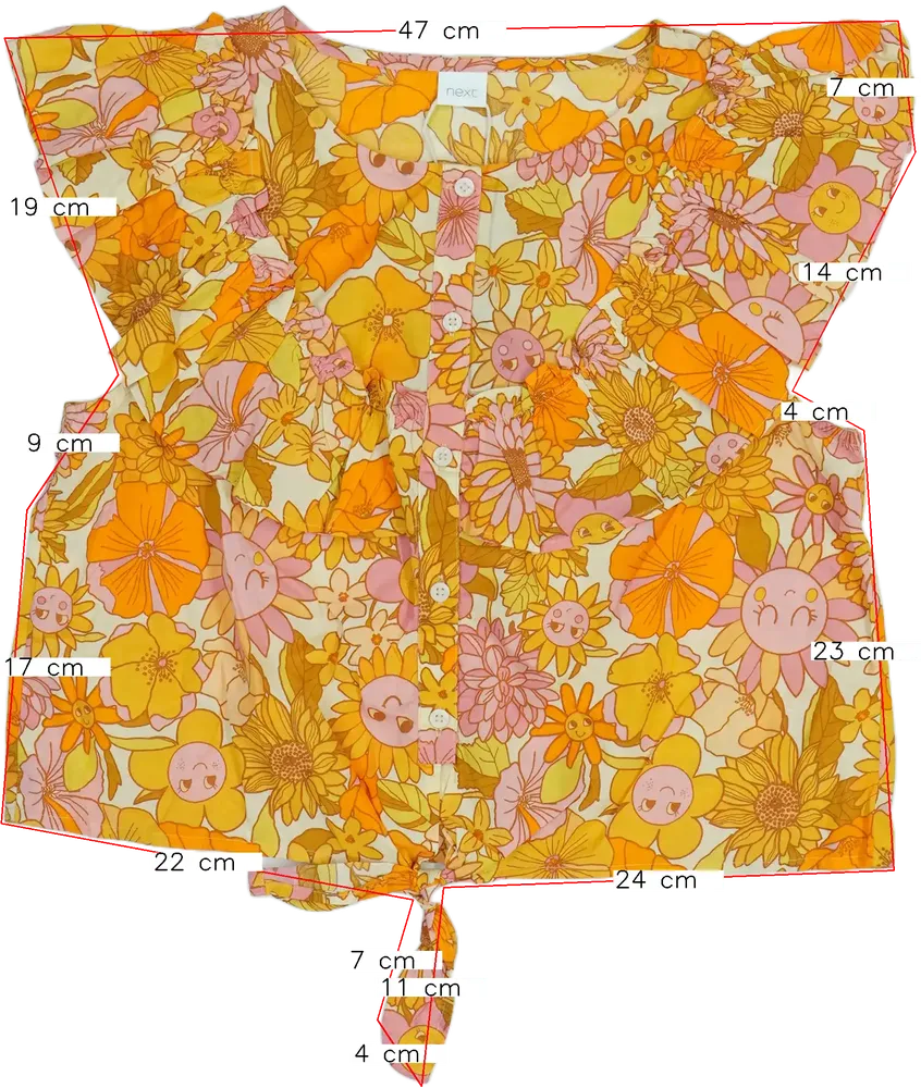 Sárga (narancs) Next Blúz EU 164 / UK 14 év / US 14 év/XL
