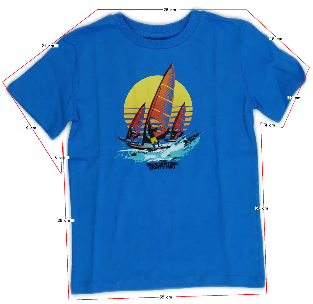 Kék Next Póló EU 110 / UK 5 év / US 5 év/XS