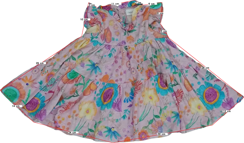 Rózsaszín Next Ruha EU 68 / UK 3-6 hónap / US 3-6 hónap