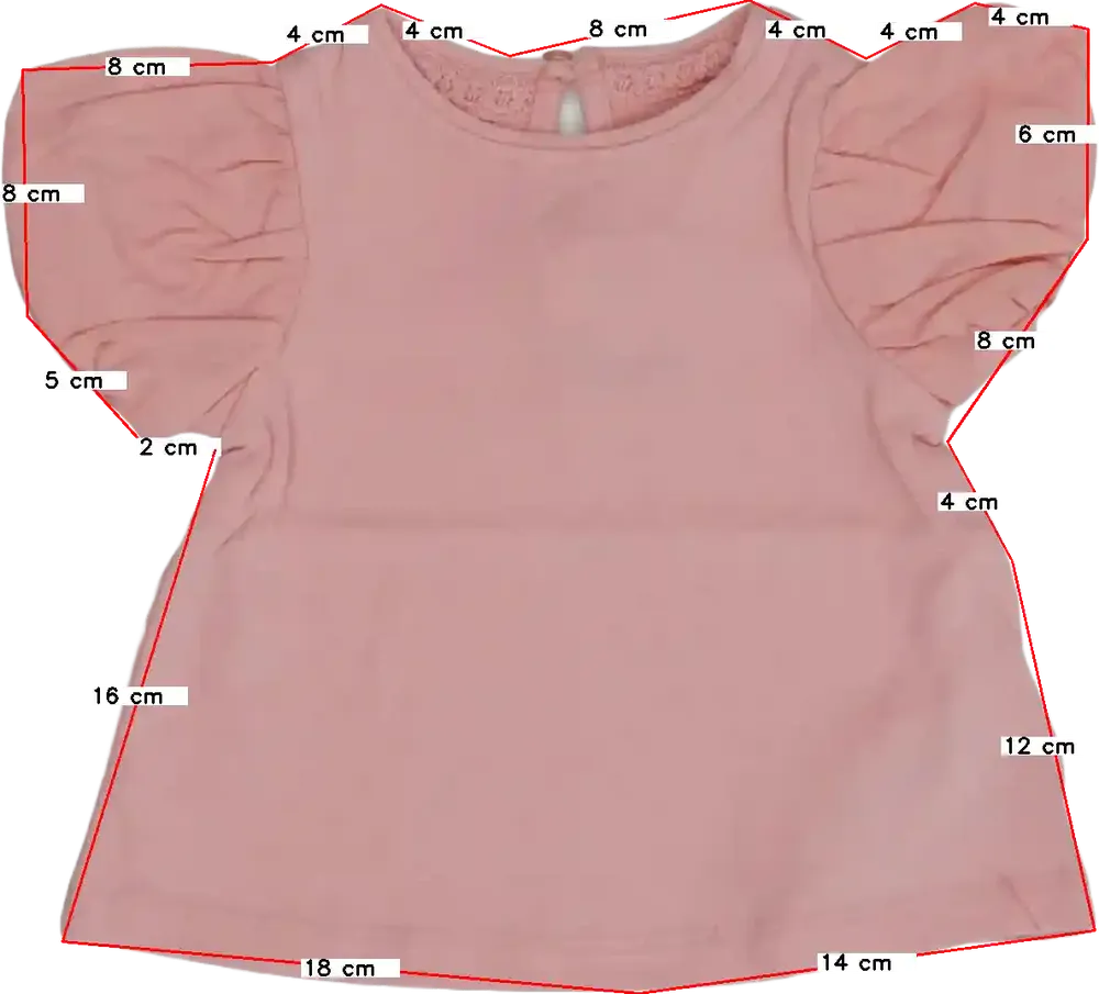 Rózsaszín Next Póló EU 68 / UK 3-6 hónap / US 3-6 hónap