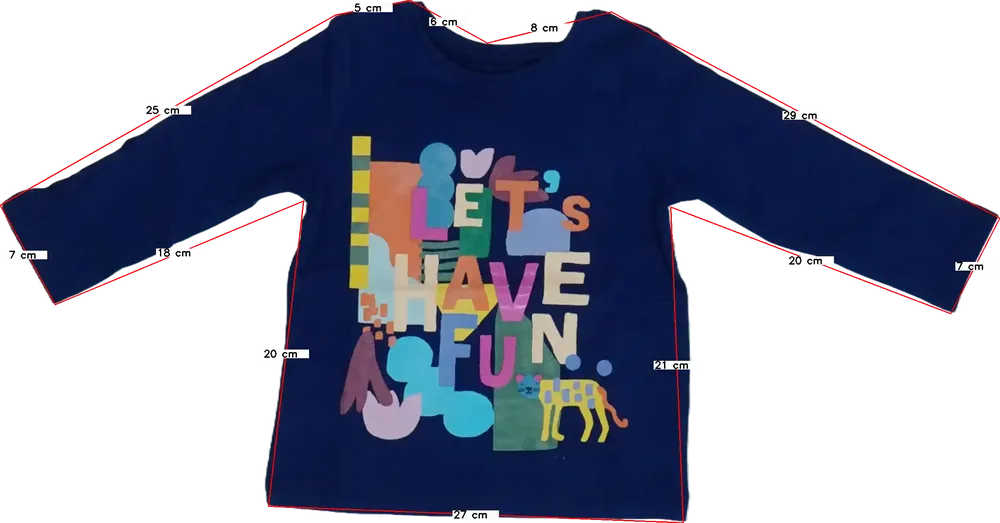 Kék Next Hosszú ujjú felső EU 98 / UK 3 év / US 3T