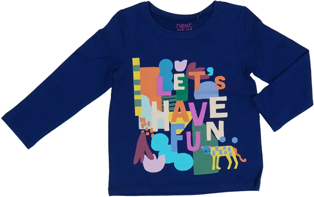 Kék Next Hosszú ujjú felső EU 92 / UK 2 év / US 2T