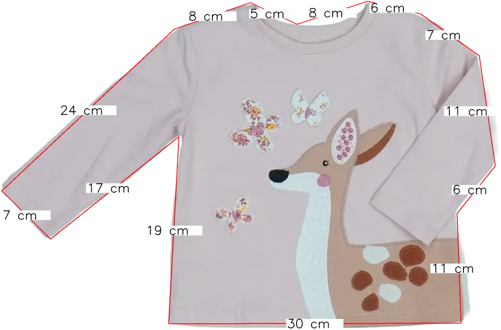 Rózsaszín Next Hosszú ujjú felső EU 74 / UK 6-9 hónap / US 6-9 hónap