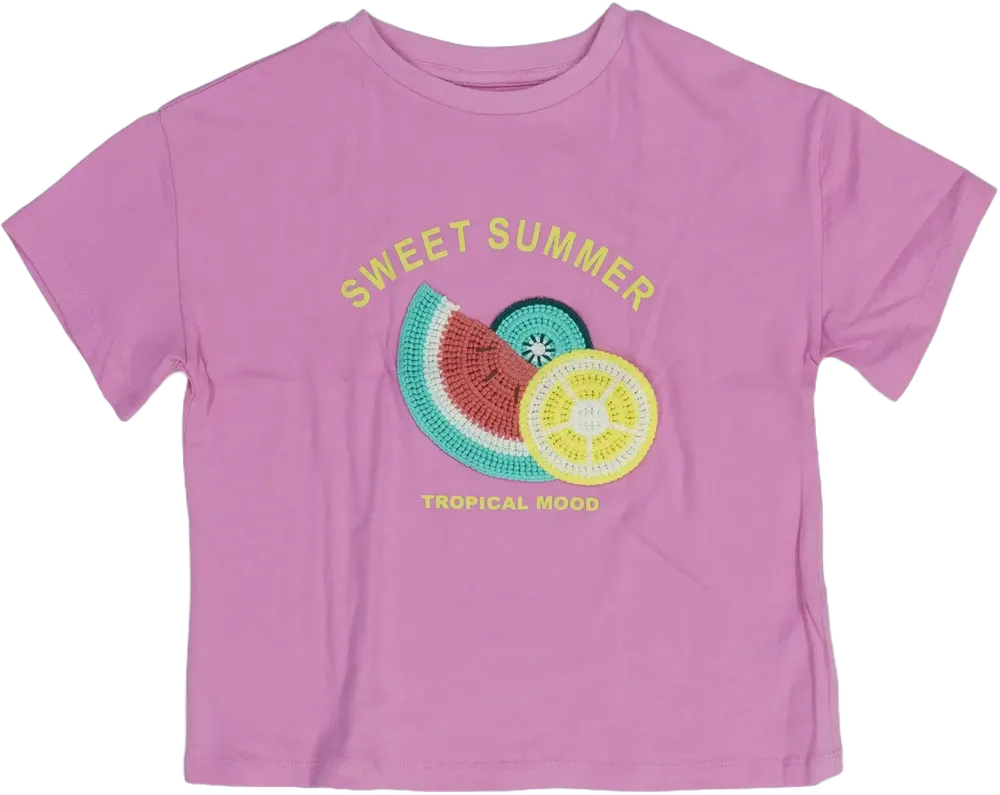 Rózsaszín Next Póló EU 116 / UK 6 év / US 6 év/S