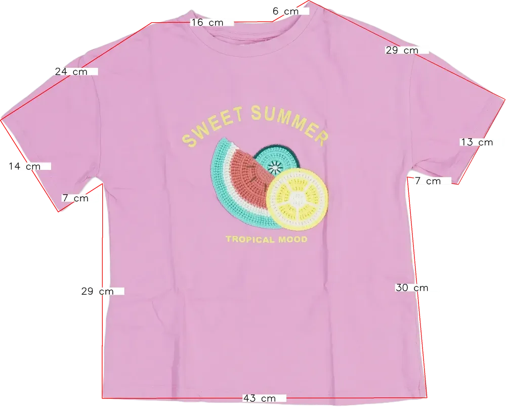 Rózsaszín Next Póló EU 128 / UK 8 év / US 8 év/M