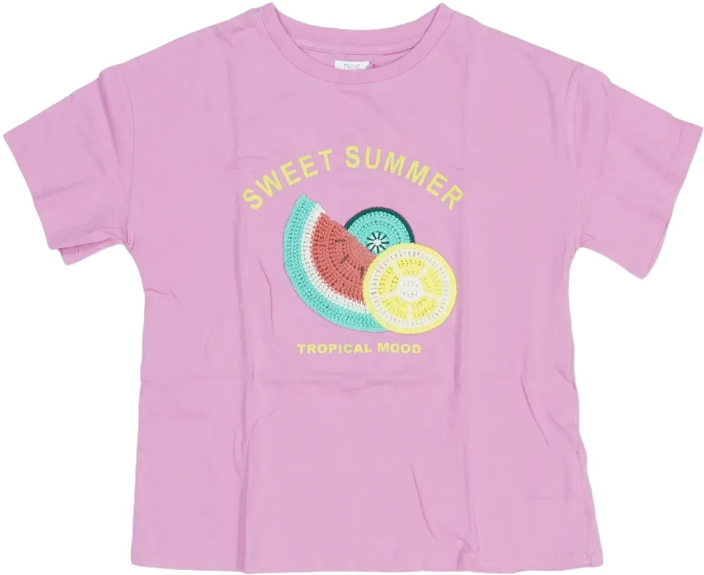 Rózsaszín Next Póló EU 134 / UK 9 év / US 9 év/L