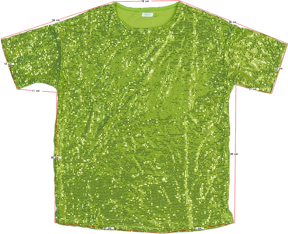 Zöld Next Blúz EU 140 / UK 10 év / US 10 év/L