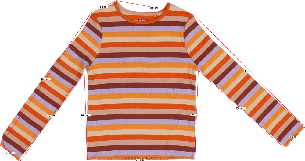 Többszínű Next Hosszú ujjú felső EU 104 / UK 4 év / US 4T/XS