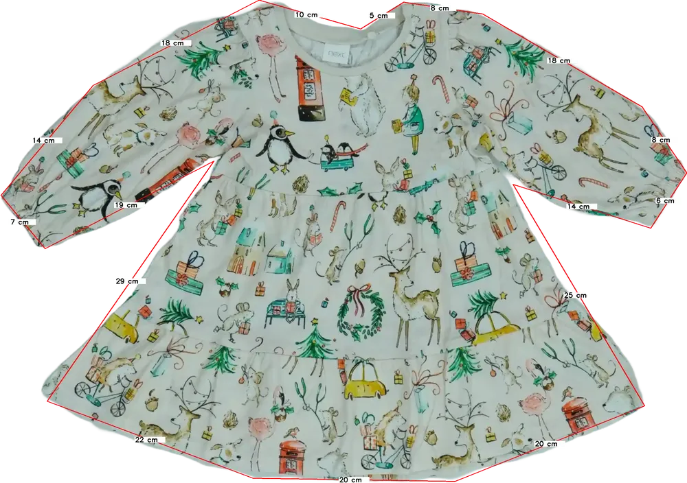 Barna Next Ruha EU 122 / UK 7 év / US 7 év/M