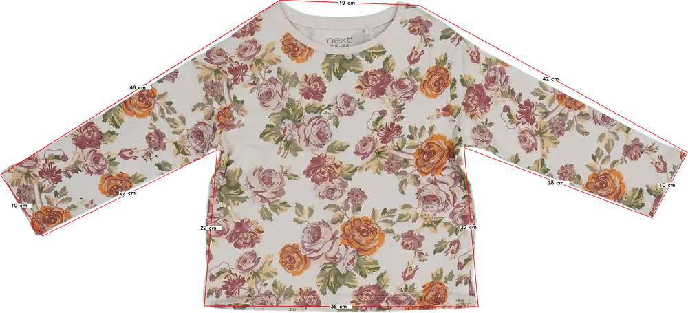 Rózsaszín Next Hosszú ujjú felső EU 110 / UK 5 év / US 5 év/XS