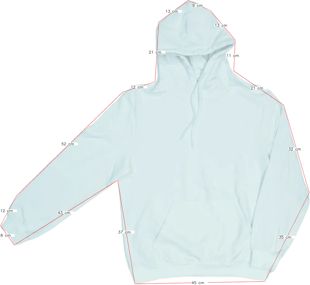 Fehér H&amp;M Kapucnis pulóver M