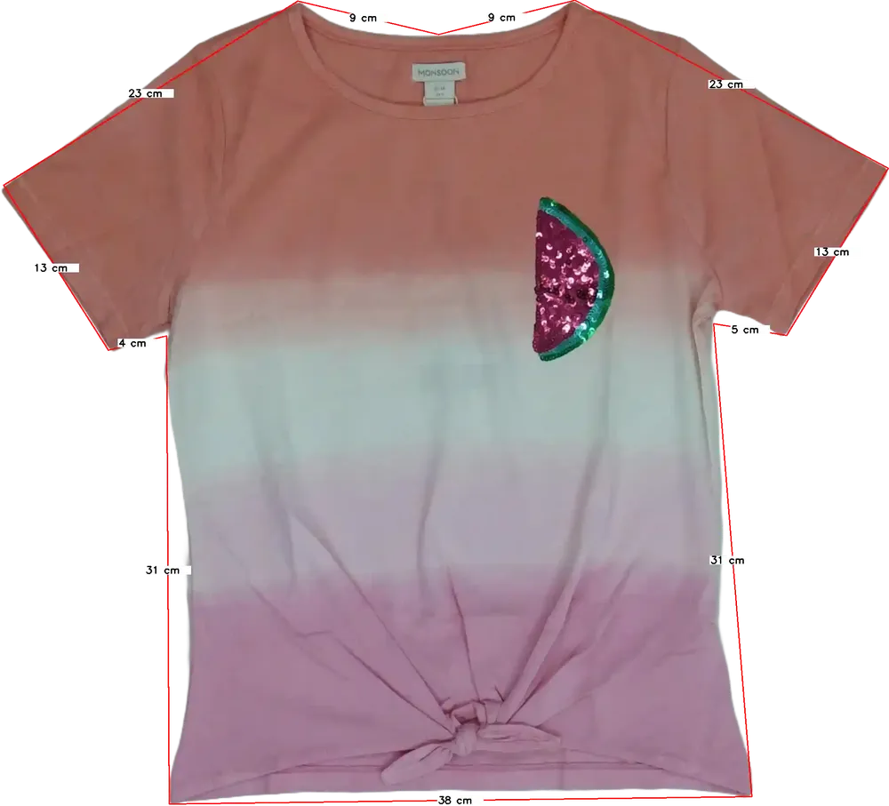 Többszínű Monsoon Póló EU 158 / UK 13 év / US 14 év/XL