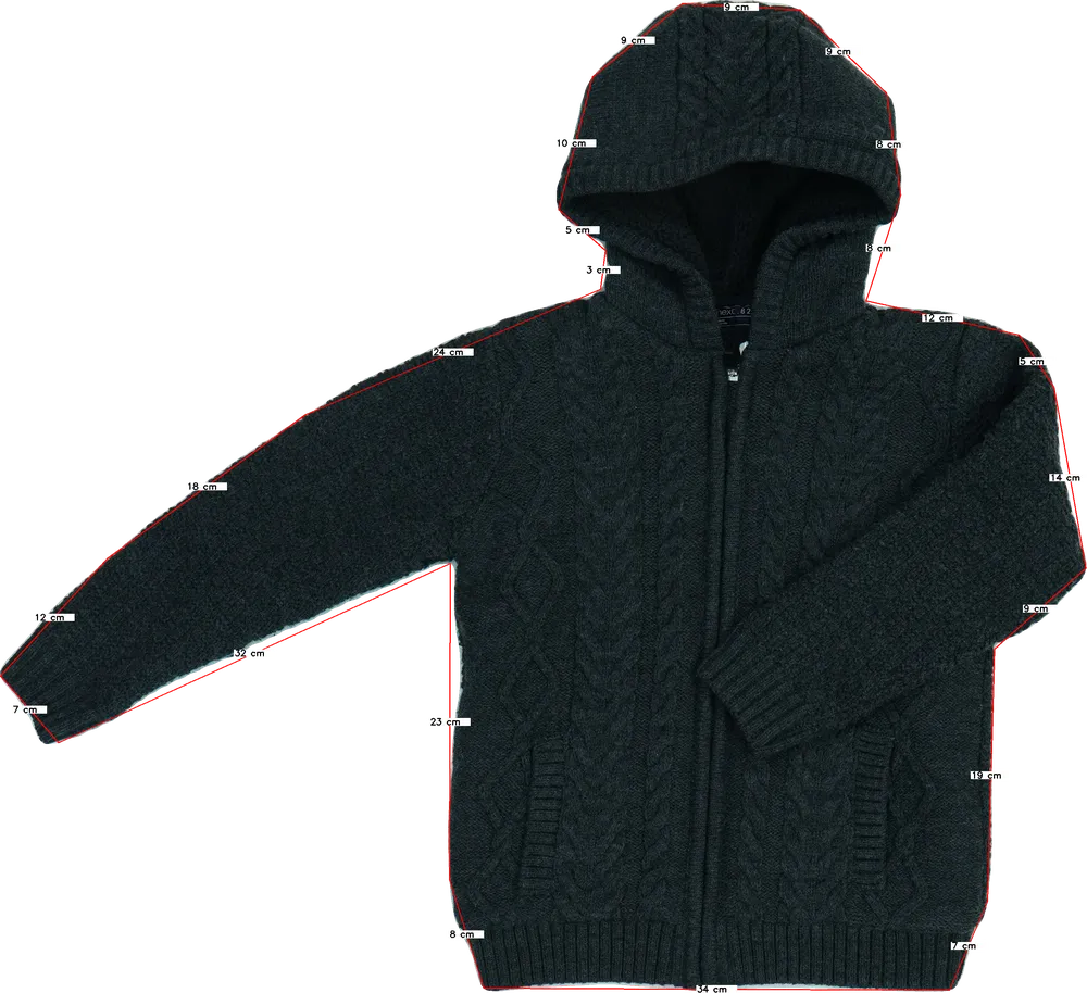 Szürke Next Kapucnis pulóver EU 128 / UK 8 év / US 8 év/M